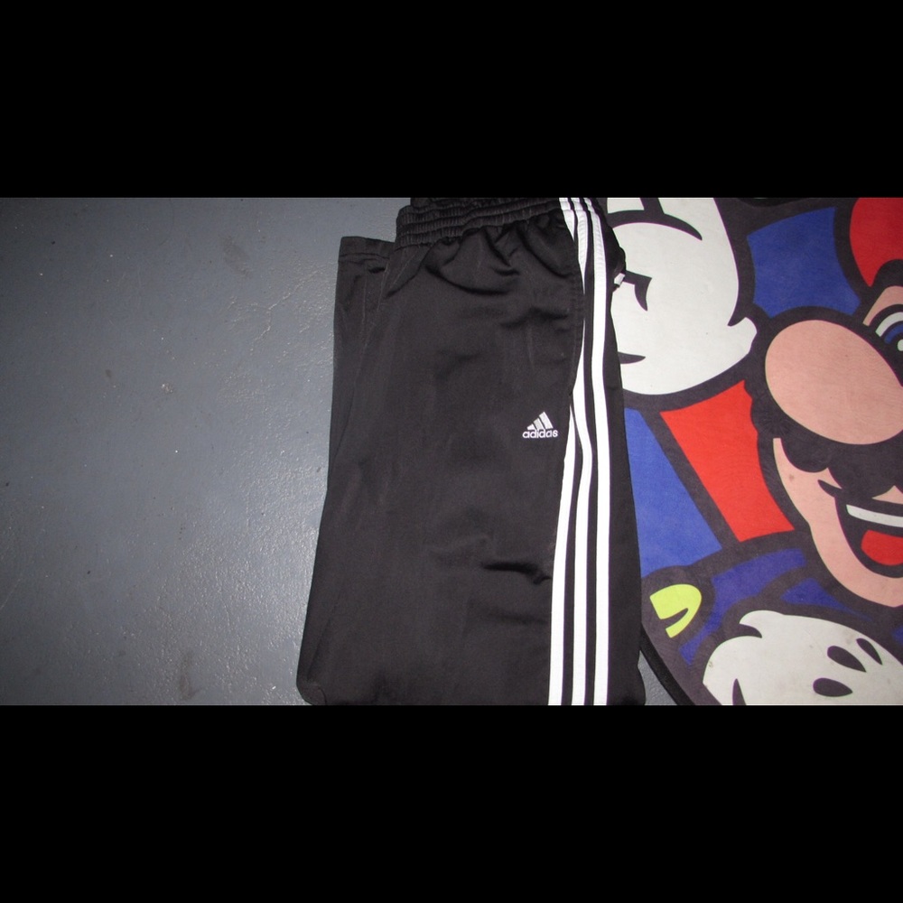 Black adidas sweatpants